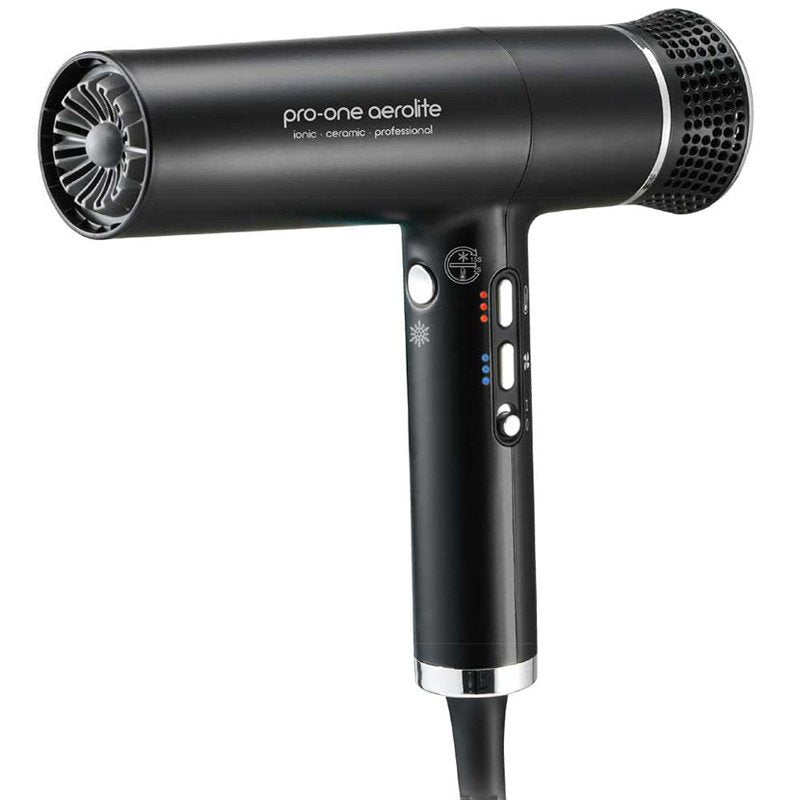 Hi Lift Pro-One Aerolite Hairdryer - Black