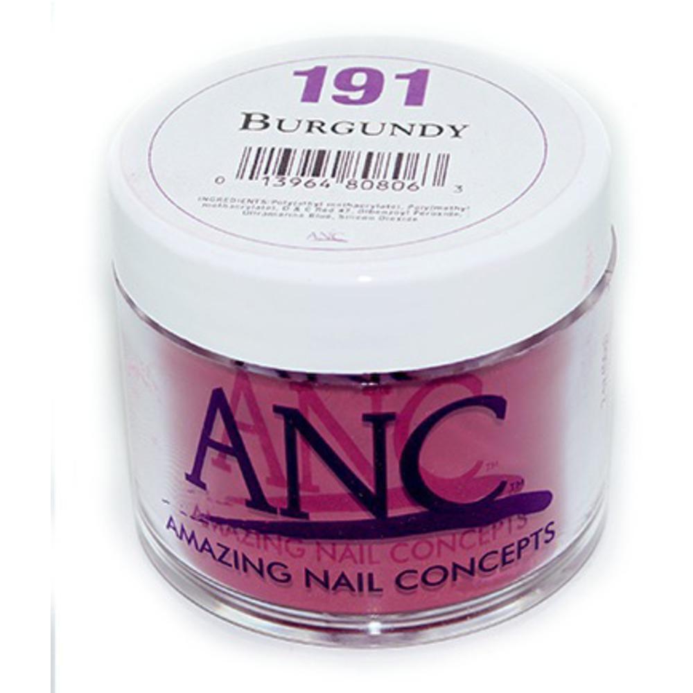 ANC Dipping Powder - 191 Burgundy 28g