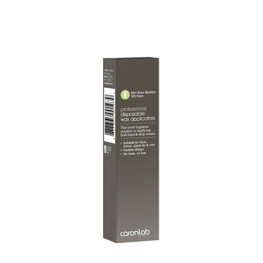Caronlab Wooden Spatulas Mini (Brow Beaters) Wax Applicator 100pk