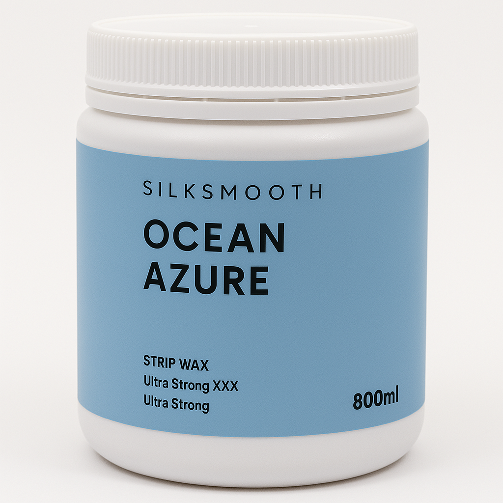 SilkSmooth Ocean Azure Strip Wax Microwaveable Waxing Hair Removal 800ml