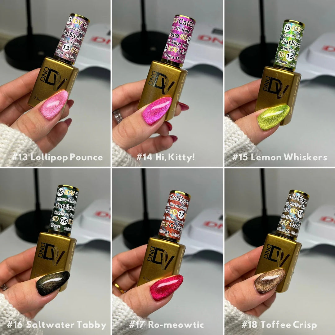DND 9D Cat Eye Mega Set – 36 Colour Gel Polish Set