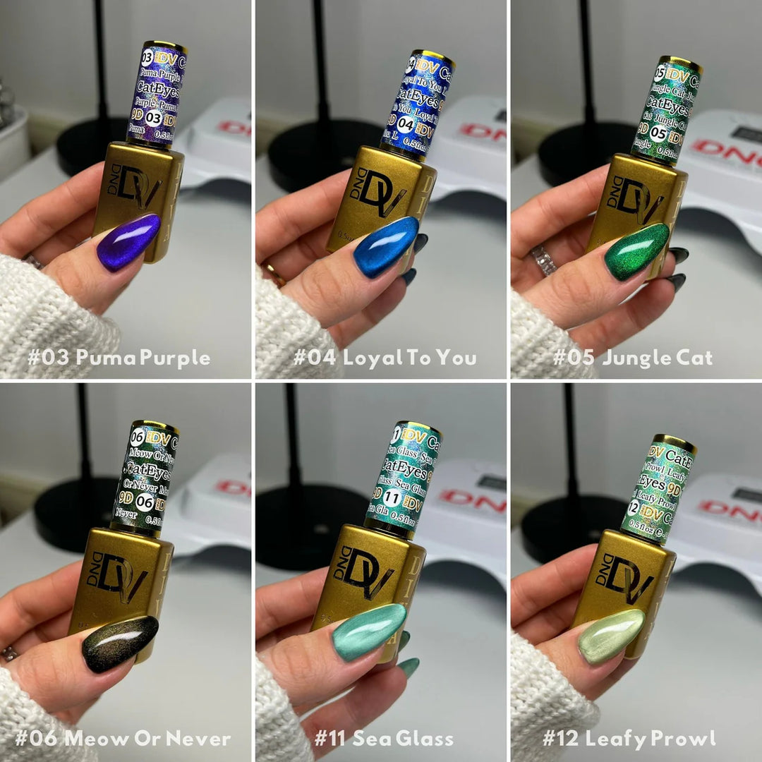 DND 9D Cat Eye Mega Set – 36 Colour Gel Polish Set