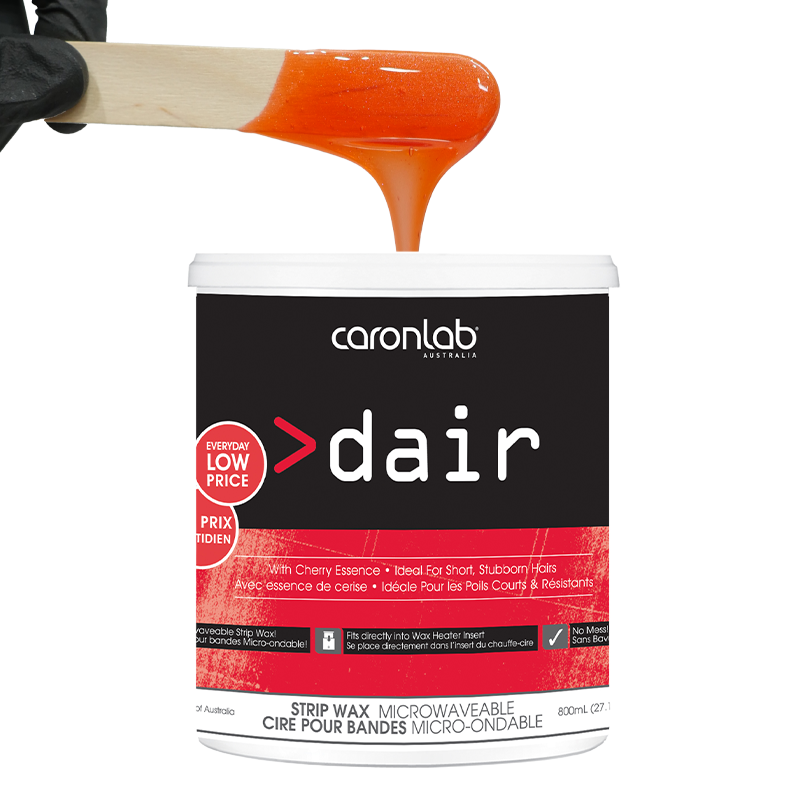 CARON DAIR Strip Wax with Mica – 800g | Professional Mango Wax for Smooth, Radiant Skin