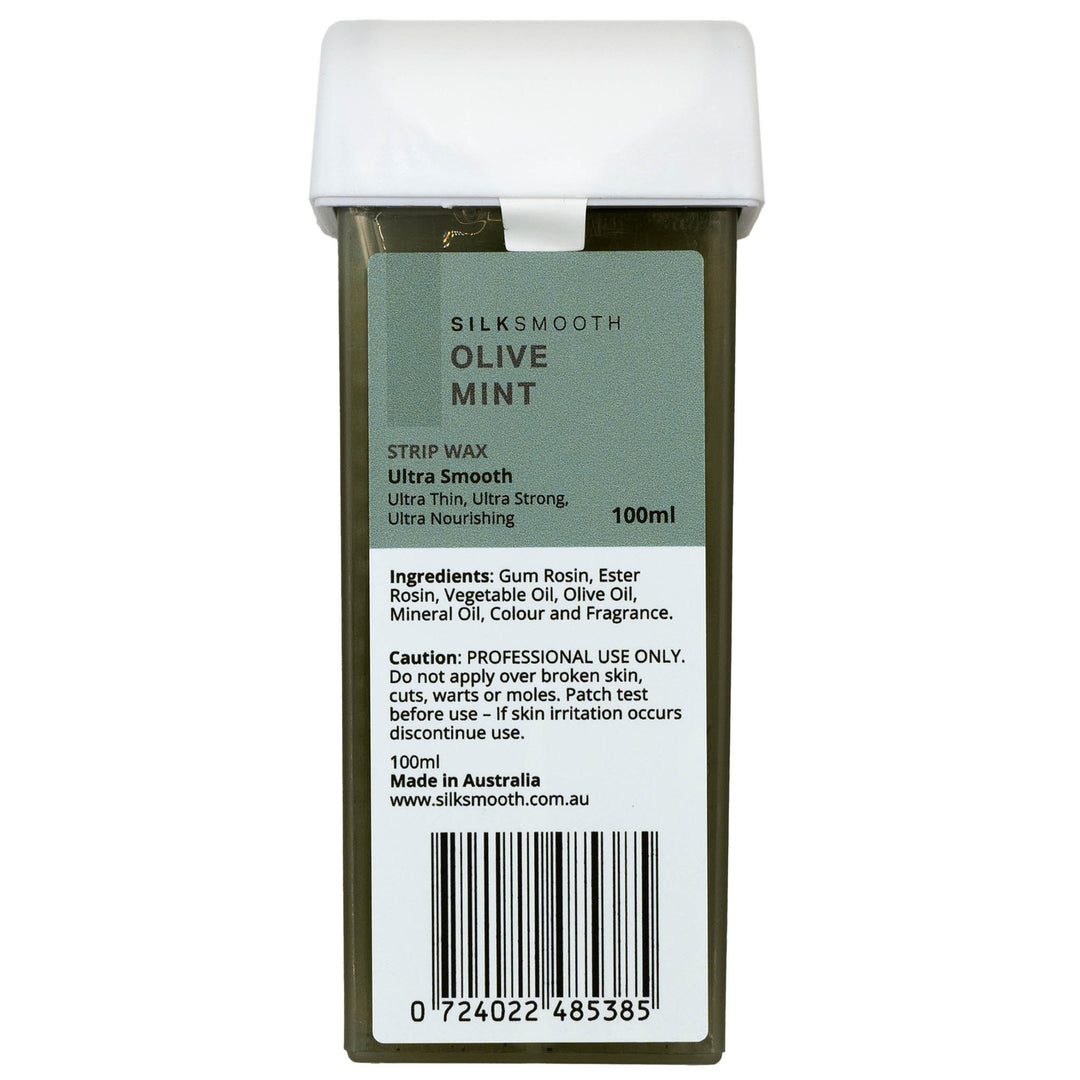 SilkSmooth Olive Mint STRIP WAX Wax Cartridge 100ml