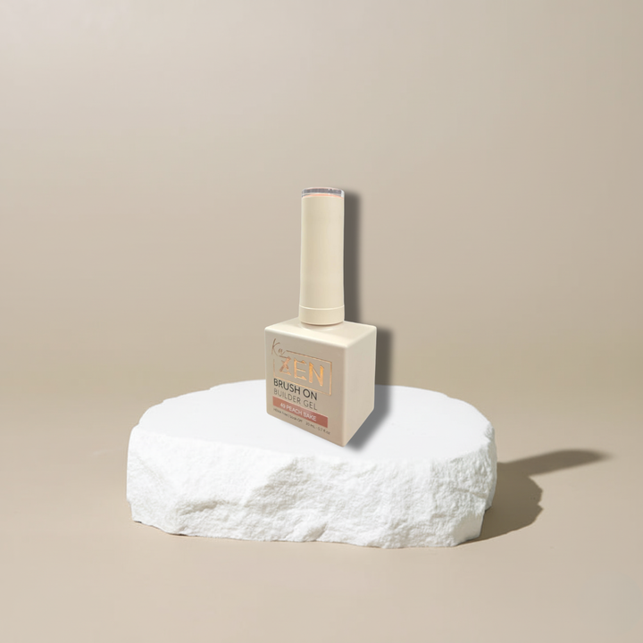 ZEN Brush On Builder Gel (49) - 20mL | HEMA-Free & Soak-Off Builder in a Bottle