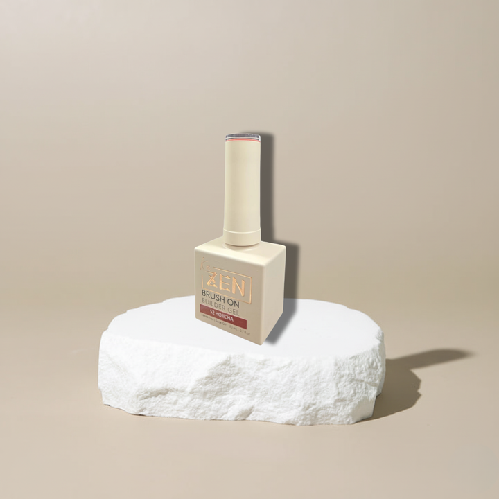 ZEN Brush On Builder Gel (52) - 20mL | HEMA-Free & Soak-Off Builder in a Bottle