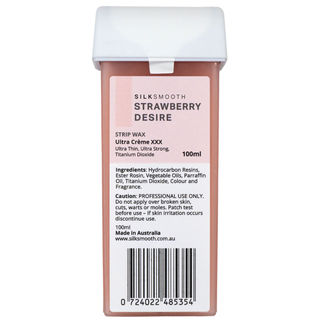 SilkSmooth Strawberry Desire STRIP WAX Wax Cartridge 100ml