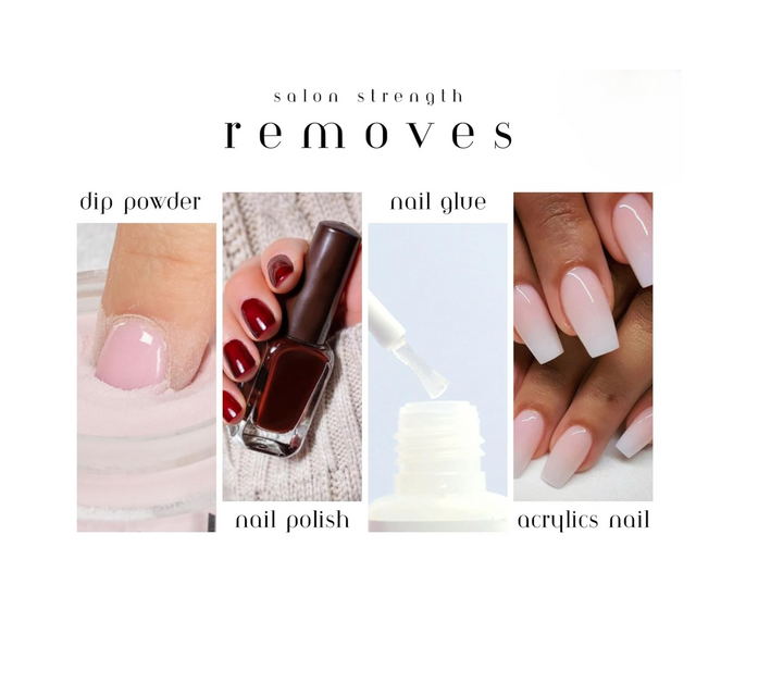 EDS 100% Pure Acetone SNS Gel Acrylic Nail Polish Soak Off Remover - 250 ml