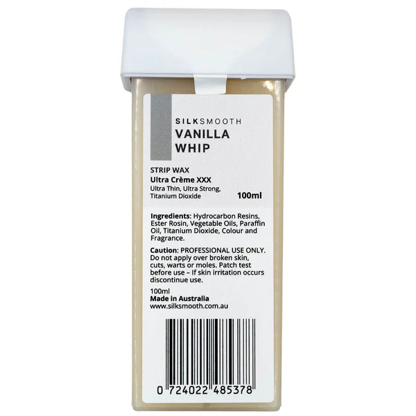 SilkSmooth Vanilla STRIP WAX Wax Cartridge 100ml