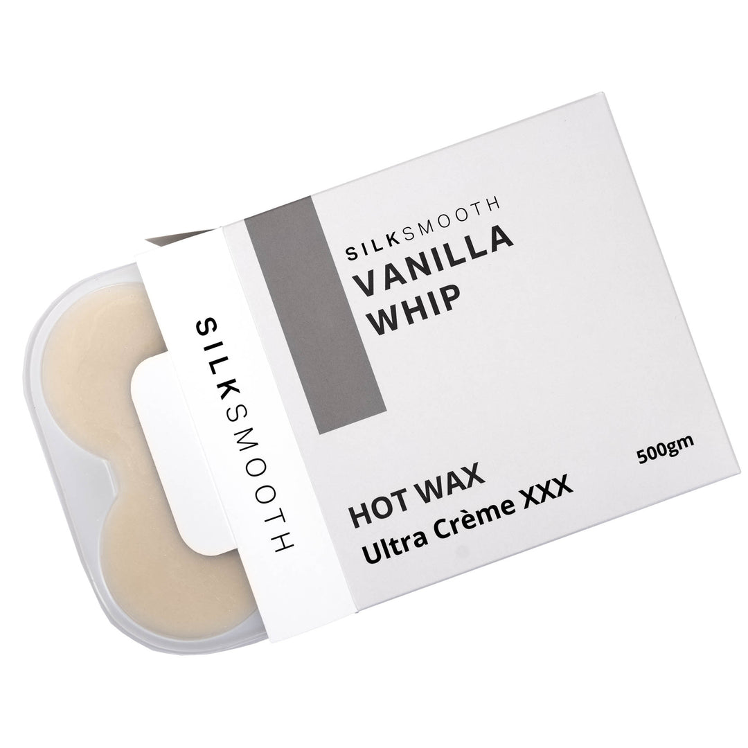 SilkSmooth Vanilla Whip Hard wax Hot Wax Pallet Tray Hair Removal 500g