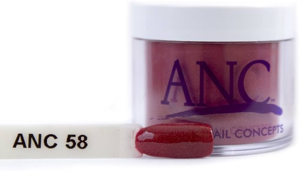 ANC Dipping Powder - 58 Metallic Dark Red 28g