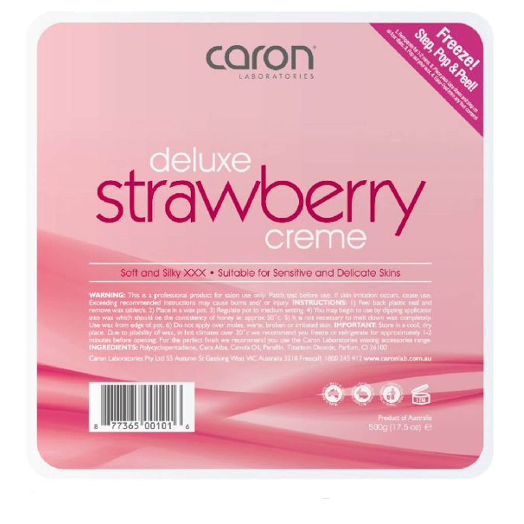 Caronlab Hard Wax - Strawberry Creme 500g