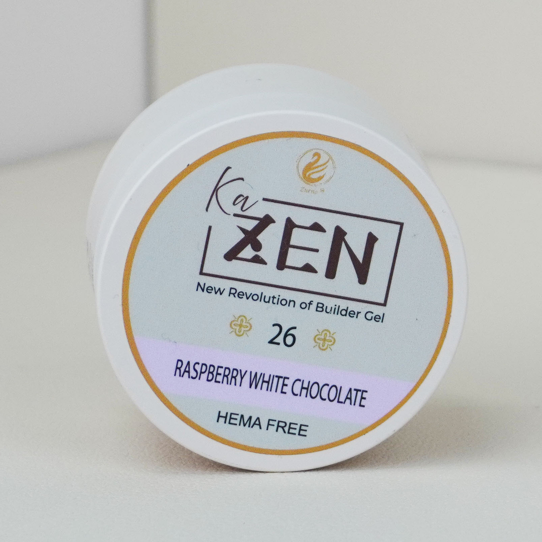 KaZEN Builder Gel – Cream Edition – Shade 26 Raspberry White Chocolate