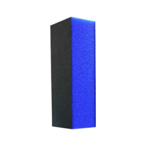 3-Way File Nail Buffer Manicure Block - (Black/Blue)