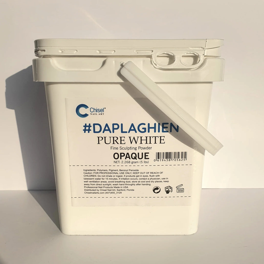 Pure White (Opaque) - #Daplaghien - Chisel Acrylic Powder