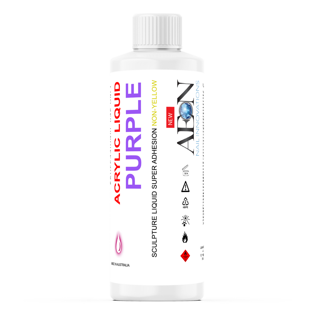 Aeon Acrylic Nail Liquid Purple 500 ml