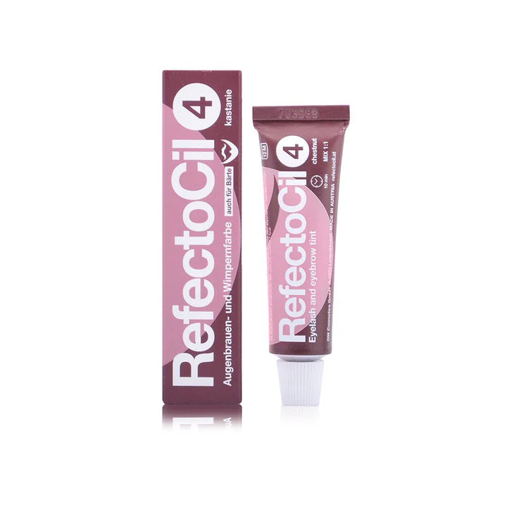 Refectocil - Tint No. 4 Chestnut Eyelash Eyebrow Tinting Colour Dye Eyes 15ml