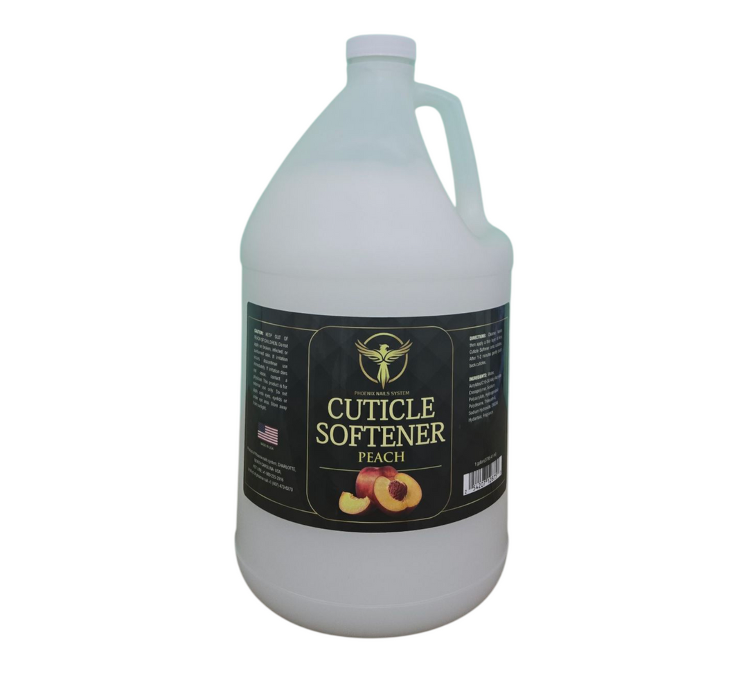 PHOENIX Cuticle Softener Peach – 1 Gallon (3785ml) | Professional Nail Prep Solution