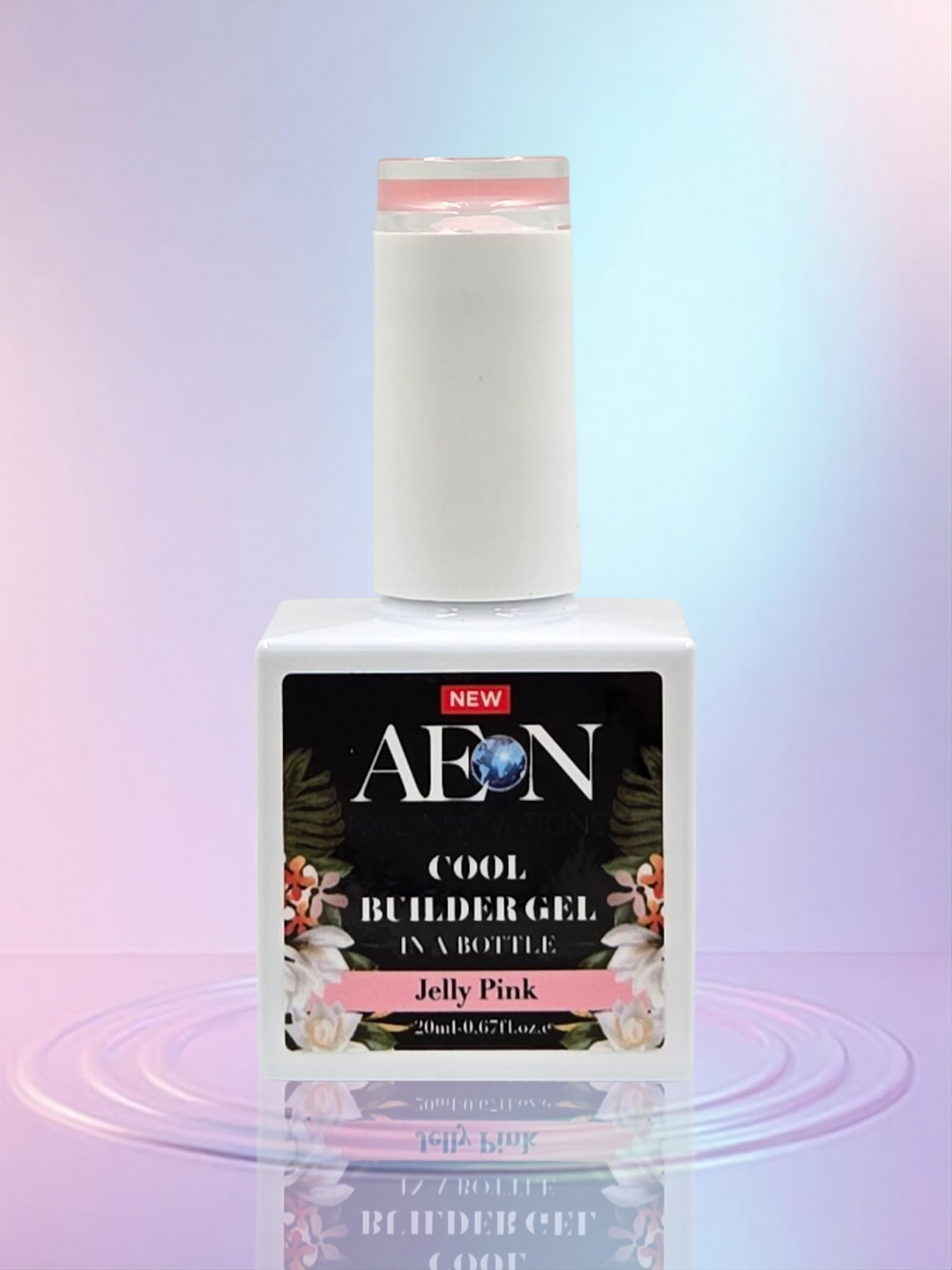 AEON BIAB Cool Builder Gel 20ml - Jelly Pink