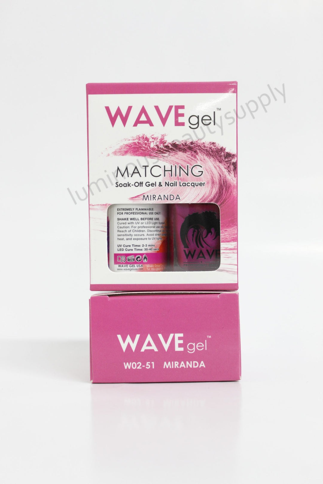 WaveGel Matching Duo Gel Nail Polish & Nail Lacquer W02-51 Miranda