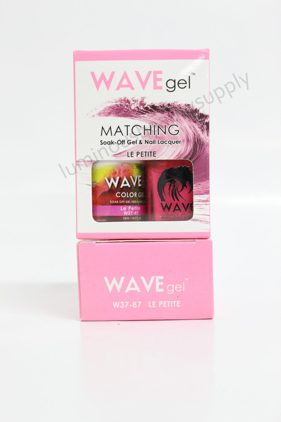 WaveGel Matching Duo Gel Nail Polish & Nail Lacquer W37-87 Le Pettie