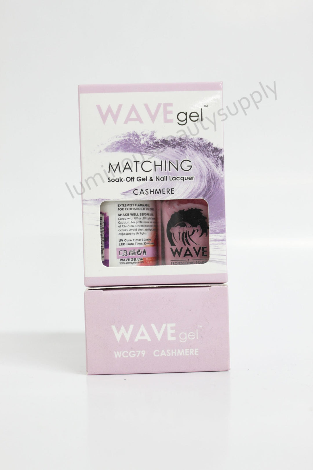 WaveGel Matching Duo Gel Nail Polish & Nail Lacquer W79 Cashmere