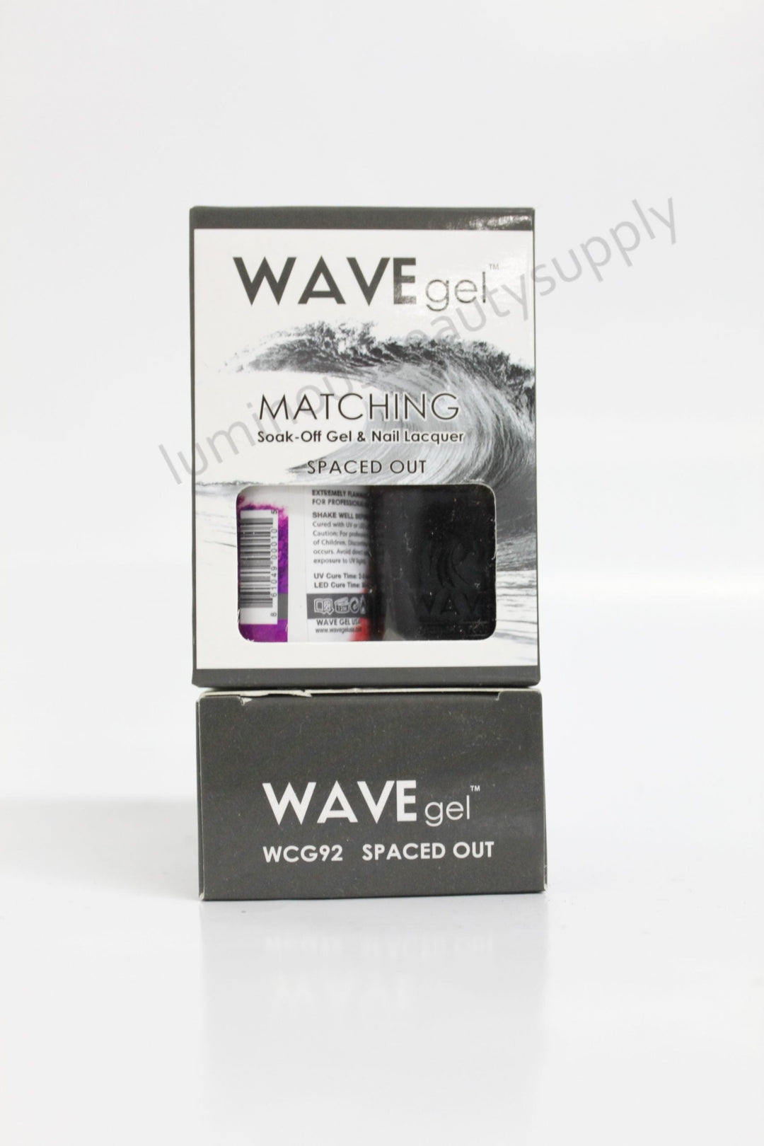 WaveGel Matching Duo Gel Nail Polish & Nail Lacquer W92 Spaced Out