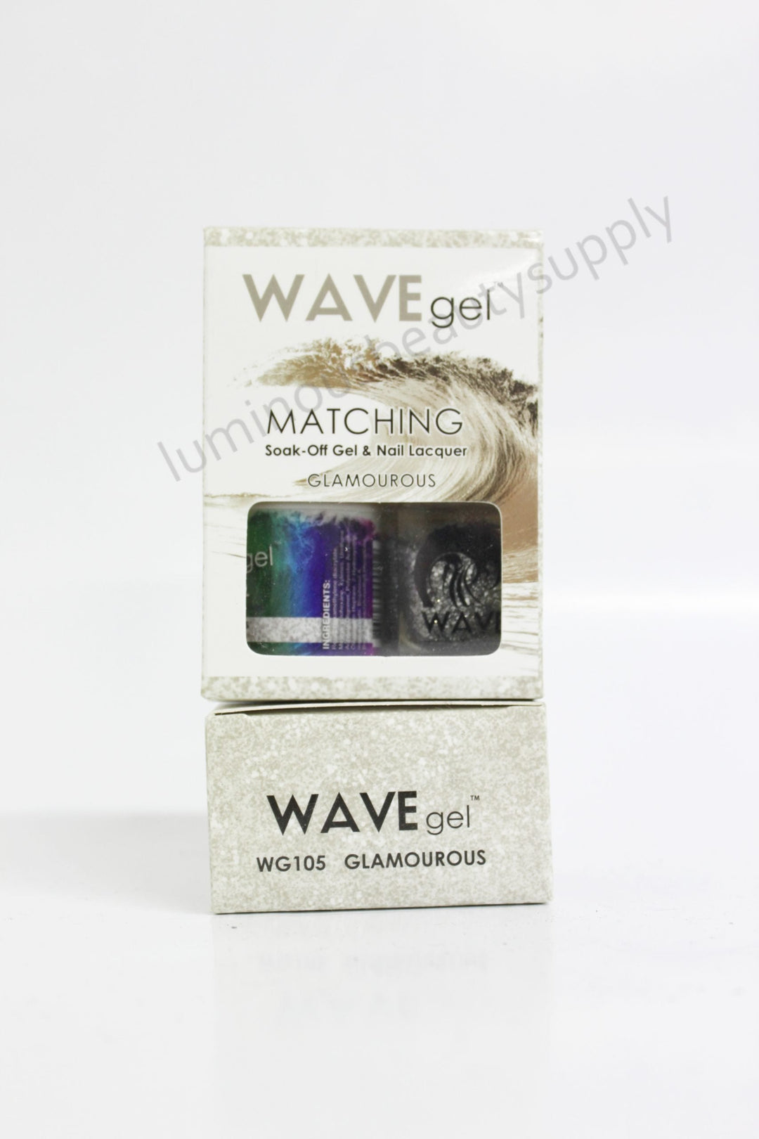 WaveGel Matching Duo Gel Nail Polish & Nail Lacquer W105 Glamourous