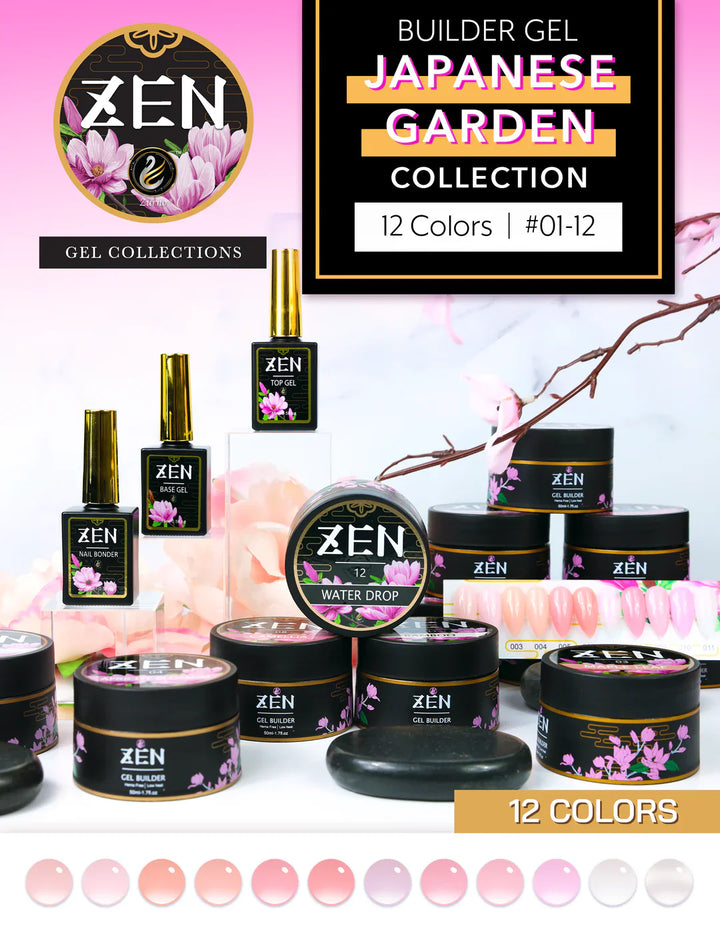 Zen Builder Gel In Jar – Japanese Garden Collection | Nail Sculpting Gel for Extensions & Overlays