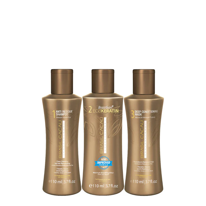 Brasil Cacau ECOKeratin Kit (110ml) | Professional Brazilian Hair Smoothing Treatment