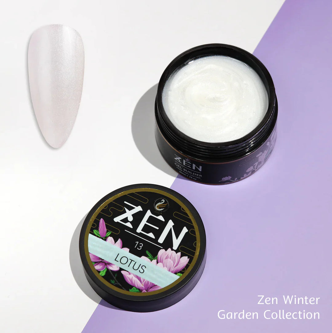 Zen Builder Gel In Jar – Winter Garden Collection | Nail Sculpting Gel for Extensions & Overlays