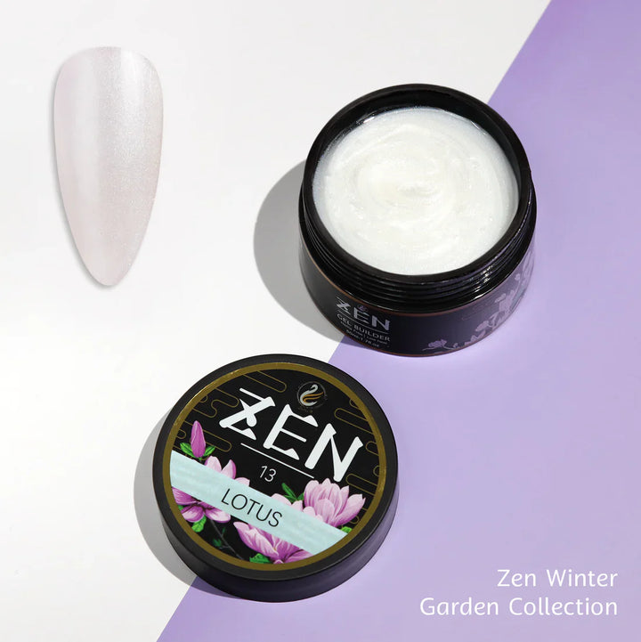 Zen Builder Gel In Jar – Winter Garden Collection | Nail Sculpting Gel for Extensions & Overlays