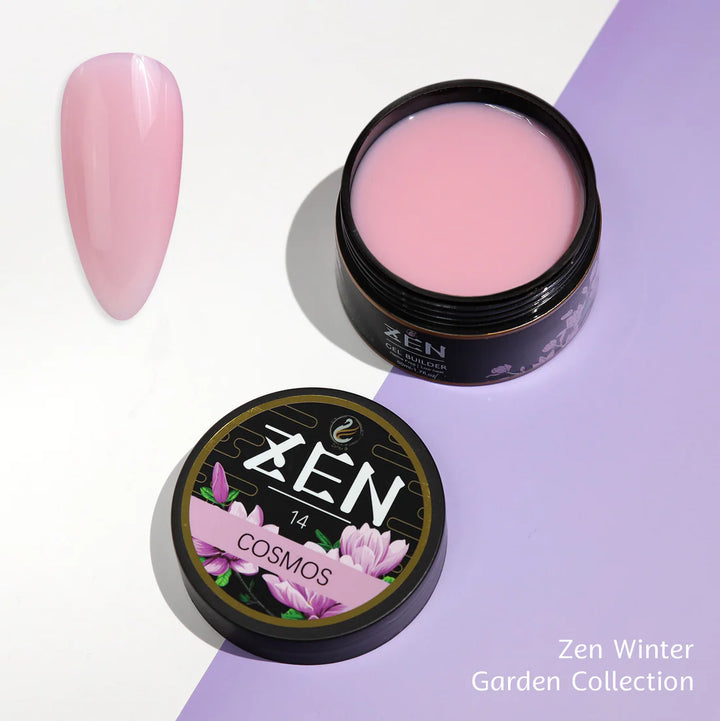 Zen Builder Gel In Jar – Winter Garden Collection | Nail Sculpting Gel for Extensions & Overlays