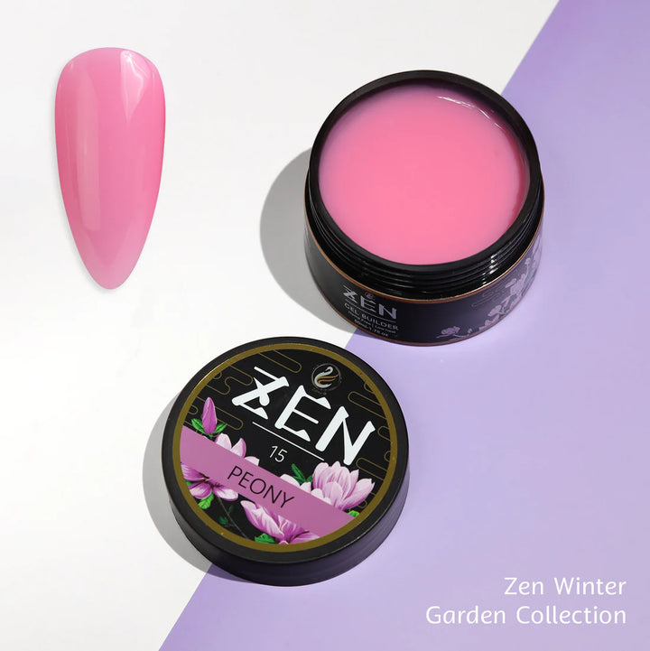 Zen Builder Gel In Jar – Winter Garden Collection | Nail Sculpting Gel for Extensions & Overlays