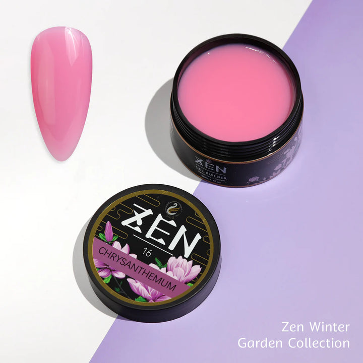 Zen Builder Gel In Jar – Winter Garden Collection | Nail Sculpting Gel for Extensions & Overlays