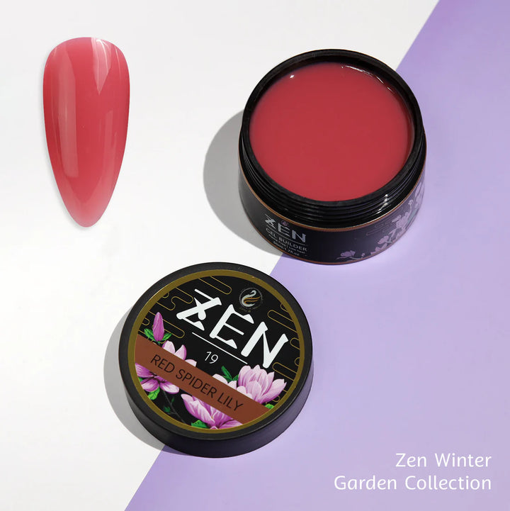 Zen Builder Gel In Jar – Winter Garden Collection | Nail Sculpting Gel for Extensions & Overlays