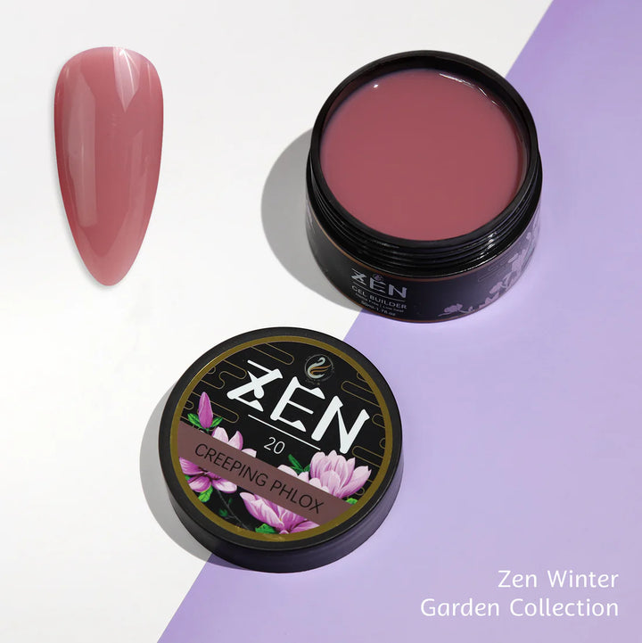 Zen Builder Gel In Jar – Winter Garden Collection | Nail Sculpting Gel for Extensions & Overlays