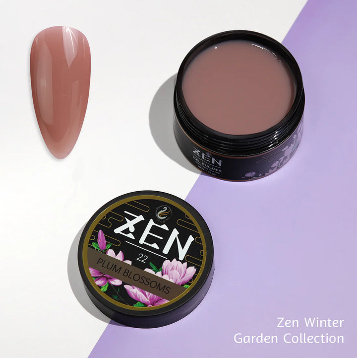 Zen Builder Gel In Jar – Winter Garden Collection | Nail Sculpting Gel for Extensions & Overlays