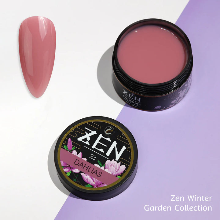 Zen Builder Gel In Jar – Winter Garden Collection | Nail Sculpting Gel for Extensions & Overlays
