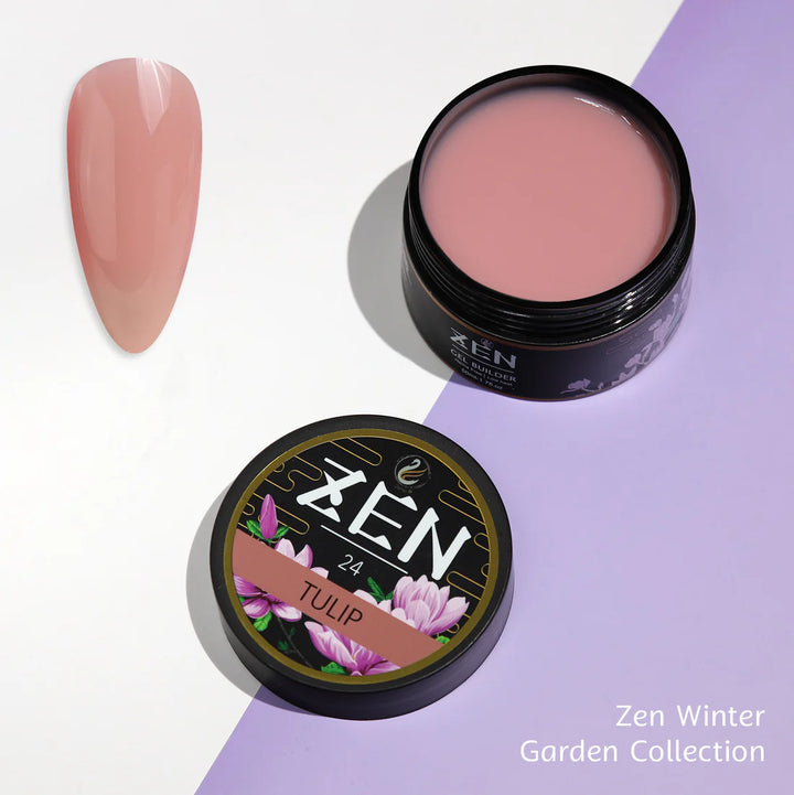 Zen Builder Gel In Jar – Winter Garden Collection | Nail Sculpting Gel for Extensions & Overlays