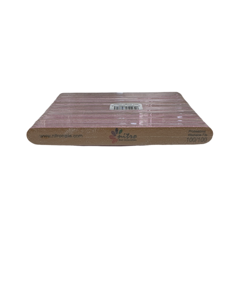 Nitro Straight 100/100 Nail Files (25PCS)
