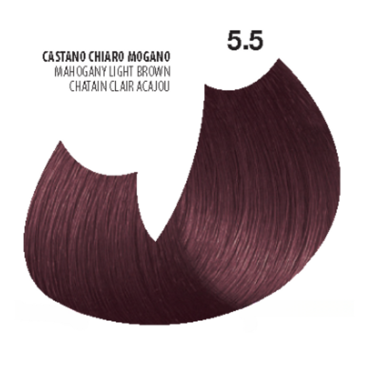 RG Mahogany Right Hair Colors enriched with Argan Oil, Keratin and Caffeine - 100ml