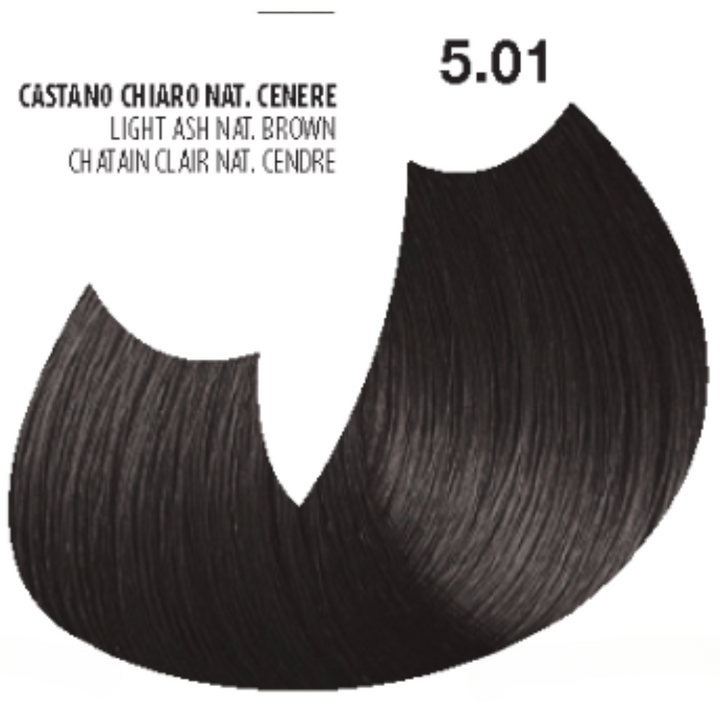RG Ash Natural Right Hair Colors enriched with Argan Oil, Keratin and Caffeine - 100ml