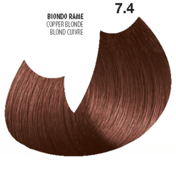 RG Copper Right Hair Colors enriched with Argan Oil, Keratin and Caffeine - 100ml