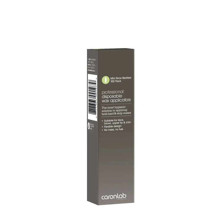 Caronlab Wooden Spatulas Mini (Brow Beaters) Wax Applicator 100pk