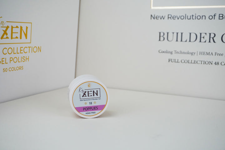 KaZEN Builder Gel – Cream Edition – Shade 18 Poppies