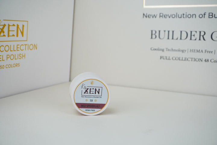KaZEN Builder Gel – Cream Edition – Shade 19 Red Spider Lily
