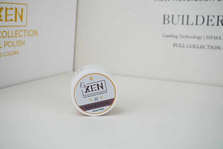 KaZEN Builder Gel – Cream Edition – Shade 22 Plum Blossoms