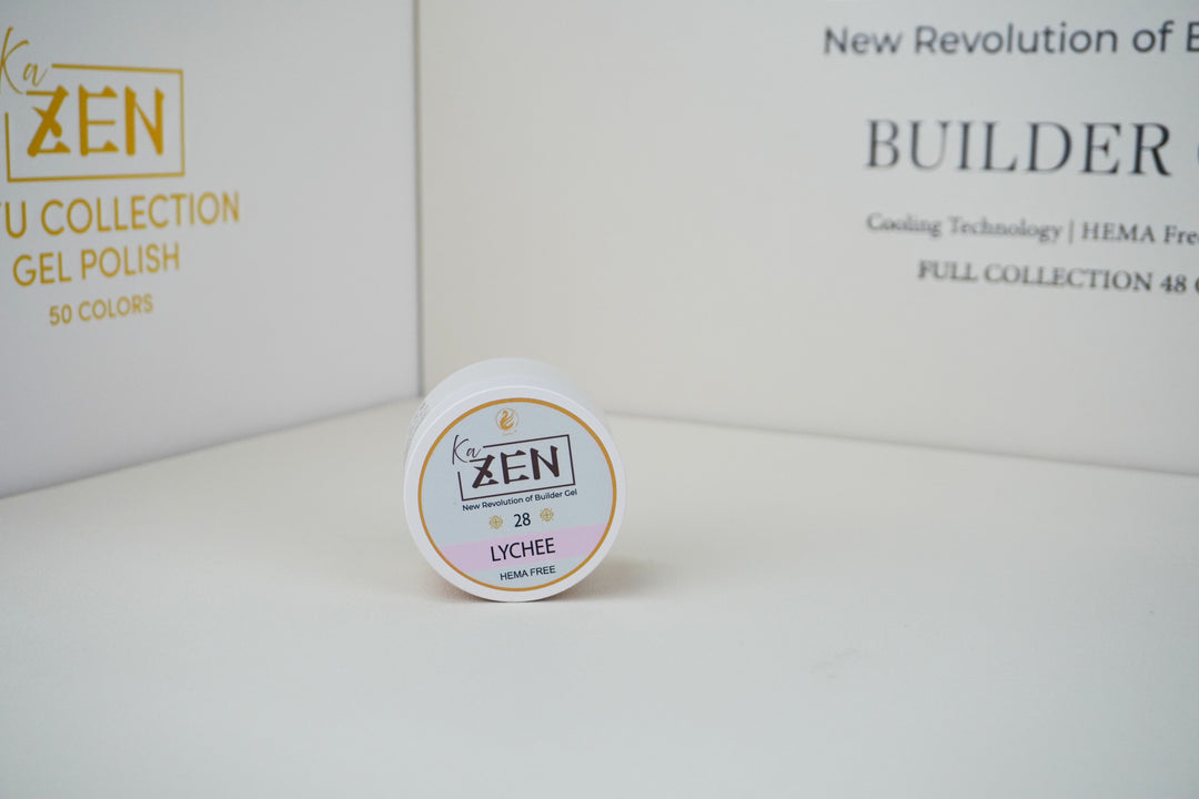 KaZEN Builder Gel – Cream Edition – Shade 28 Lychee