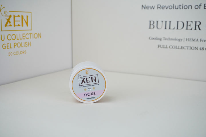KaZEN Builder Gel – Cream Edition – Shade 28 Lychee